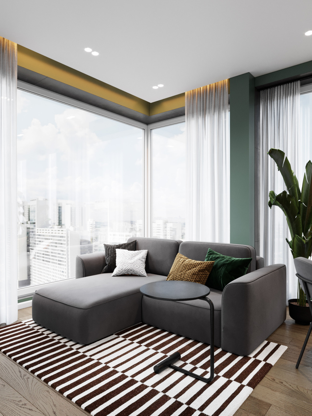 Квартира со свободной планировкой в Москве. ЖК Play