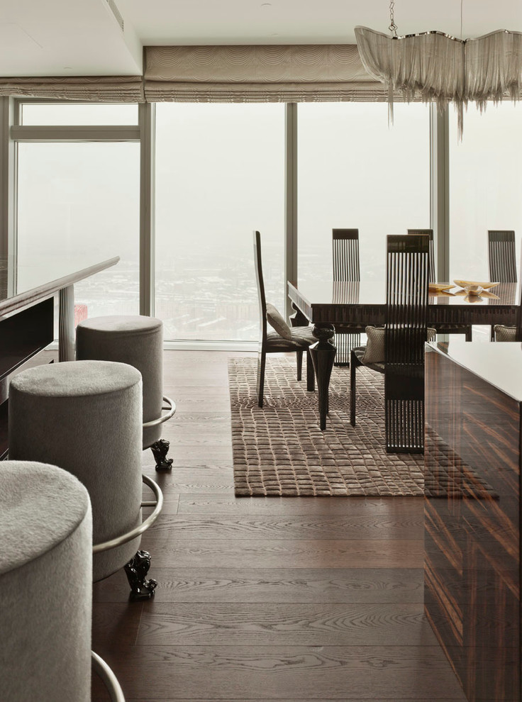 Обложка проекта: Столовая в эклектичном стиле