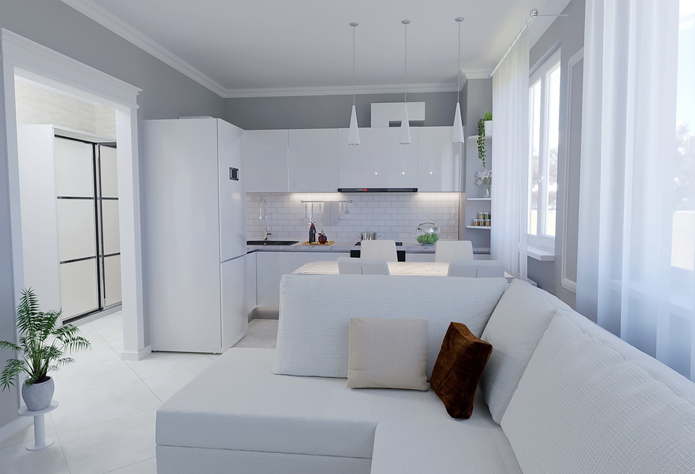 Обложка проекта: "Дизайн-проект однокомнатной квартиры со студией"