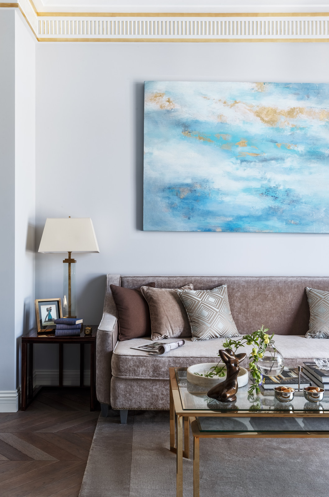 Современная росокшь - квартира в стиле арт-деко в ЖК "BALCHUG RESIDENCE"