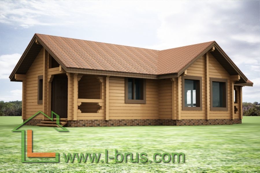 Проекты домов из профилированного бруса