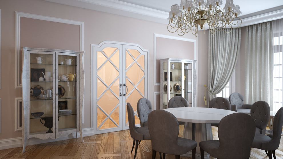 290 m2 Проект "Стиль в большом городе" Столовая