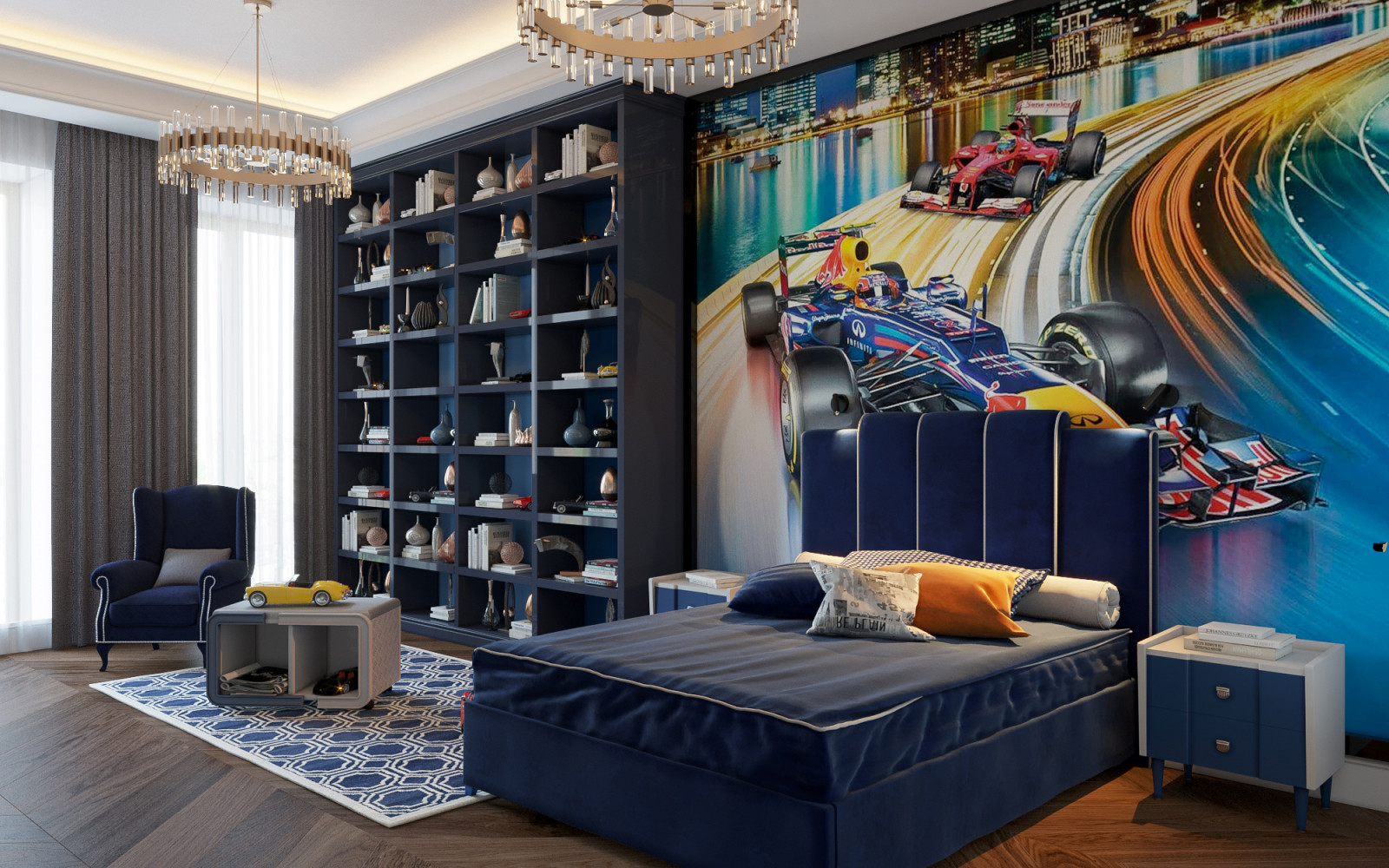 Квартира в ЖК Садовые кварталы в стиле современная классика в белых тонах