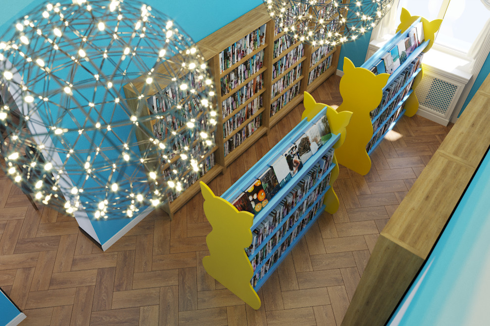 Дизайн-проект Модельной библиотеки в с.Усть-Кяхта (Республика Бурятия)