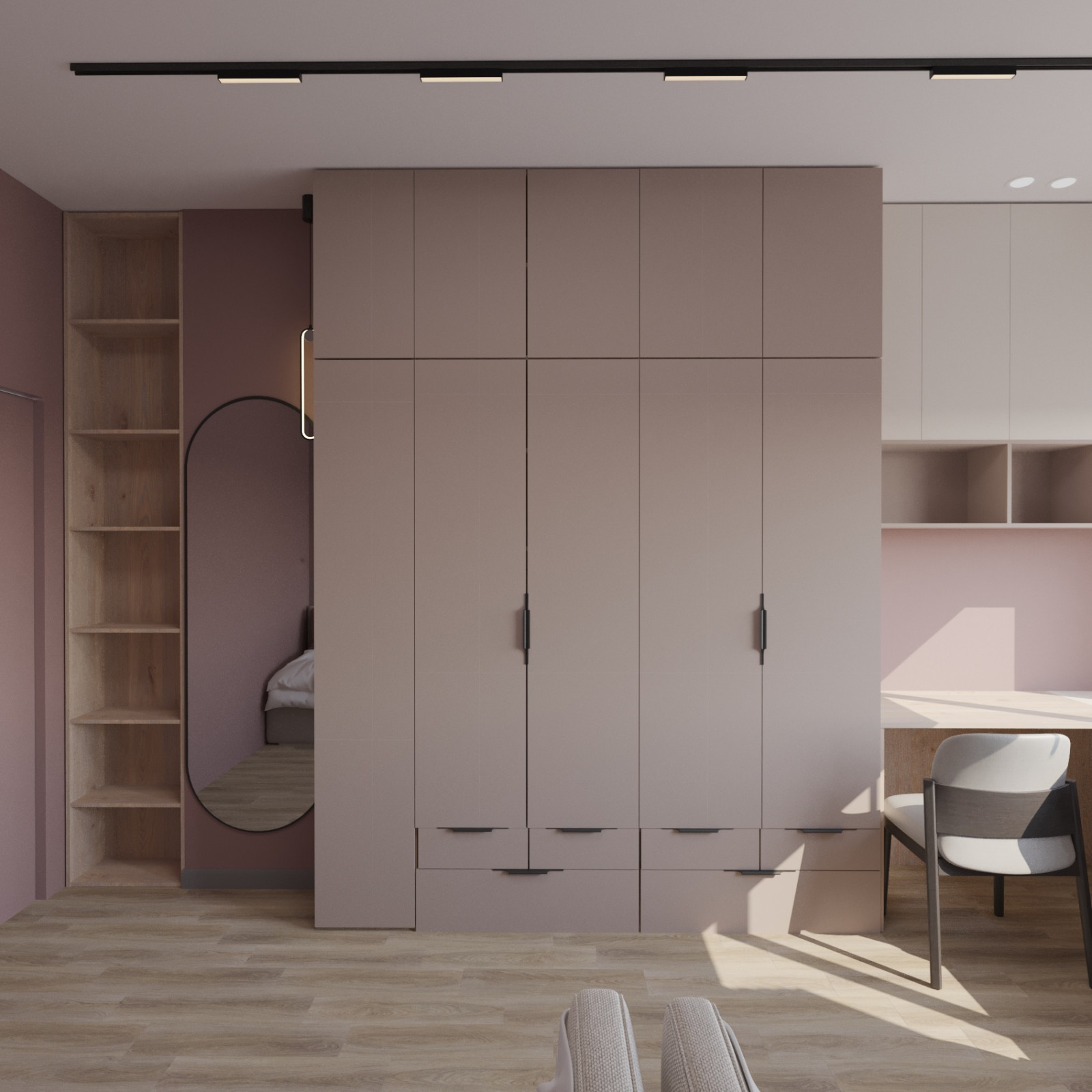 Новосибирск. ЖК Тихомиров. Эскизы + фото с реализации проекта.