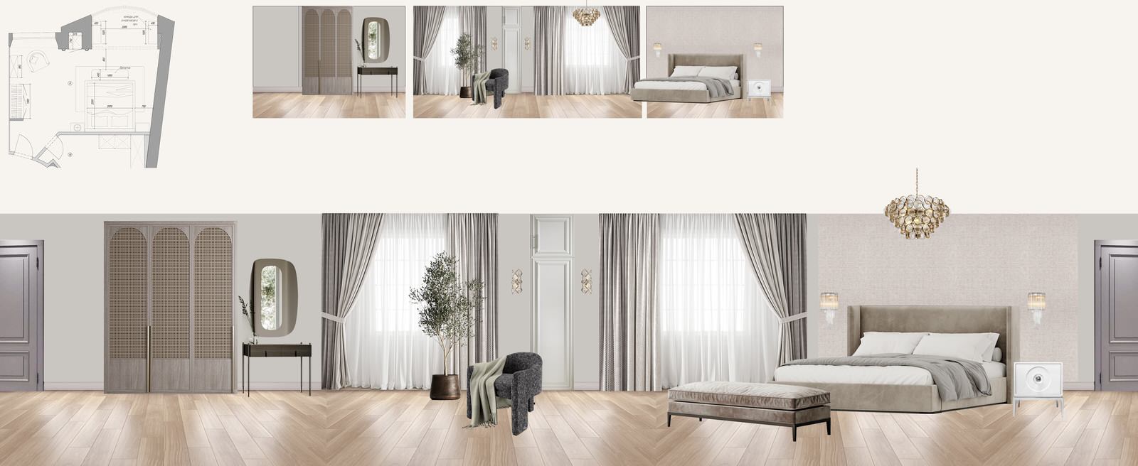 Обложка проекта: Квартира на Петроградской.