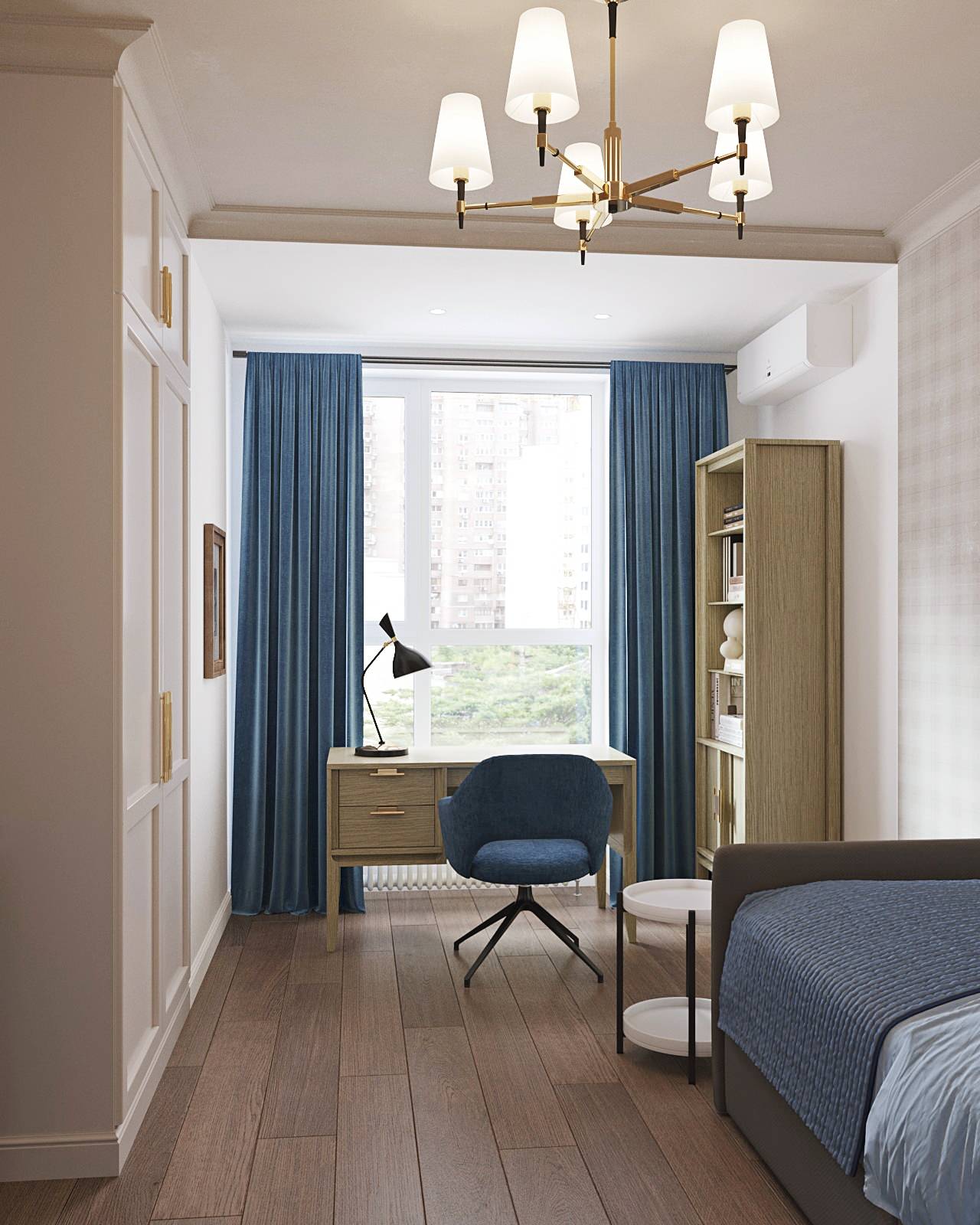 Современный интерьер с классическими элементами