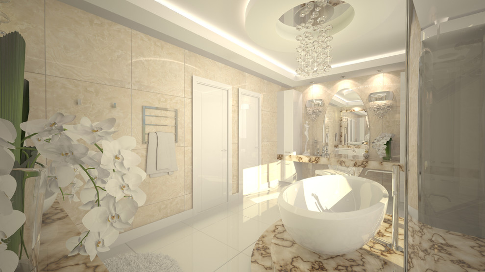 Беверли Хиллз - Лос Анджелес. Дизайн интерьера в современном стиле.