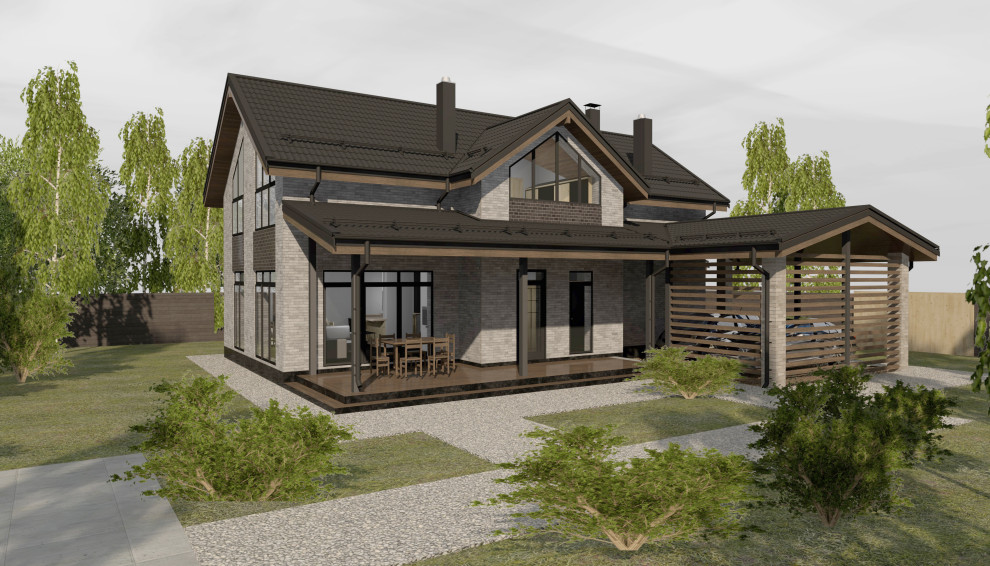 Обложка проекта: Газобетонный дом Прилесный 2