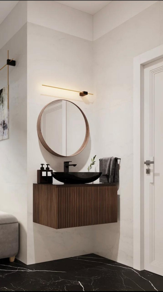 Обложка проекта: Гостевой санузел в частном доме