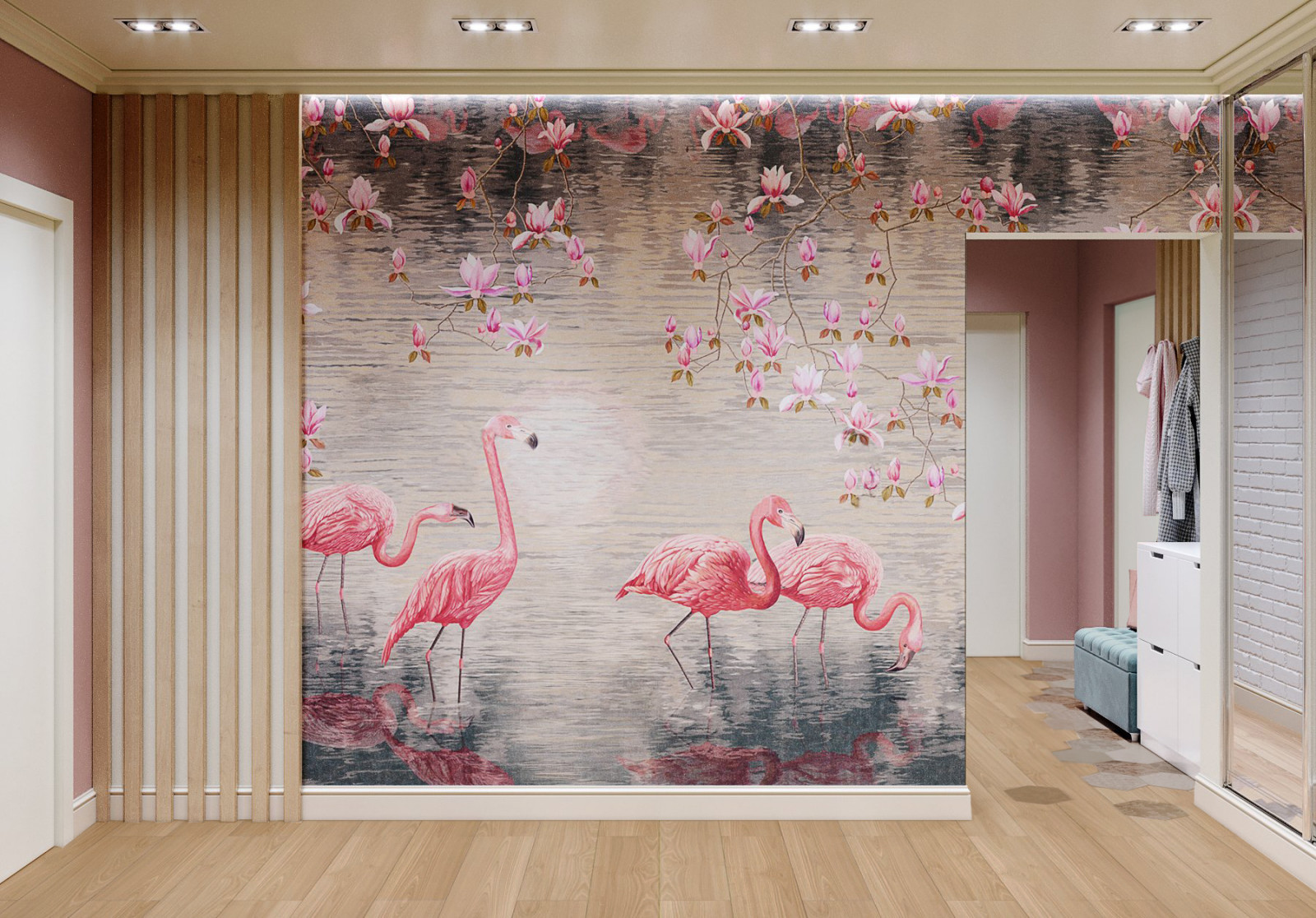 Обложка проекта: коридор с весенними нотками