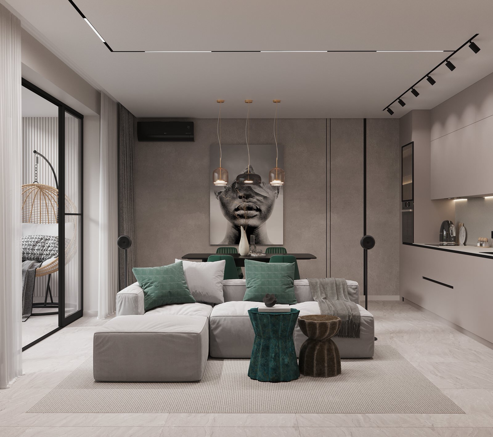 Обложка проекта: Квартира с видом на реку Кубань