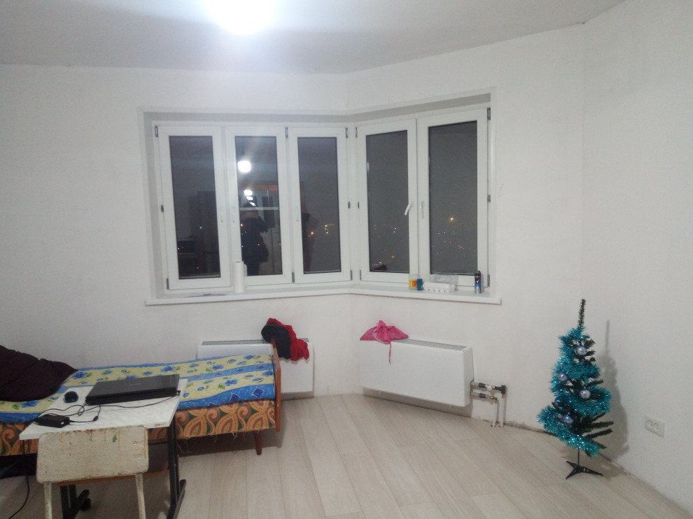 Обложка проекта: Интерьер "Тёмная ночь" над городом