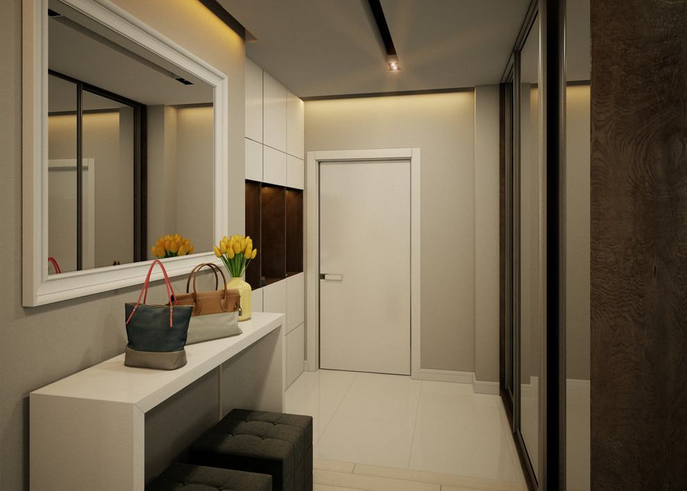 Дизайн квартиры в современном стиле (140м2)