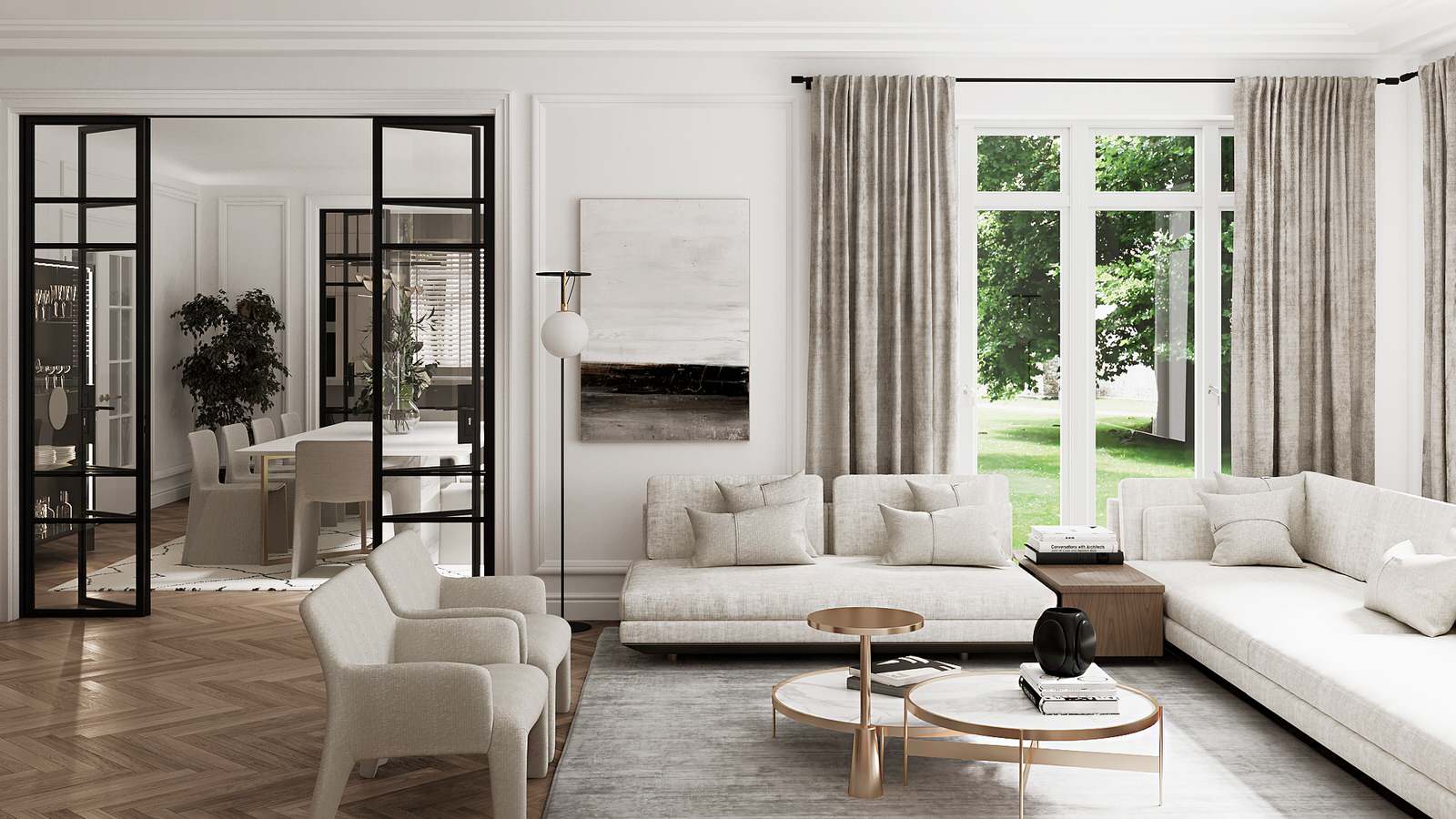 Villa Woluwe – Creating a Timeless Oasis: A Family Villa with a Southern French