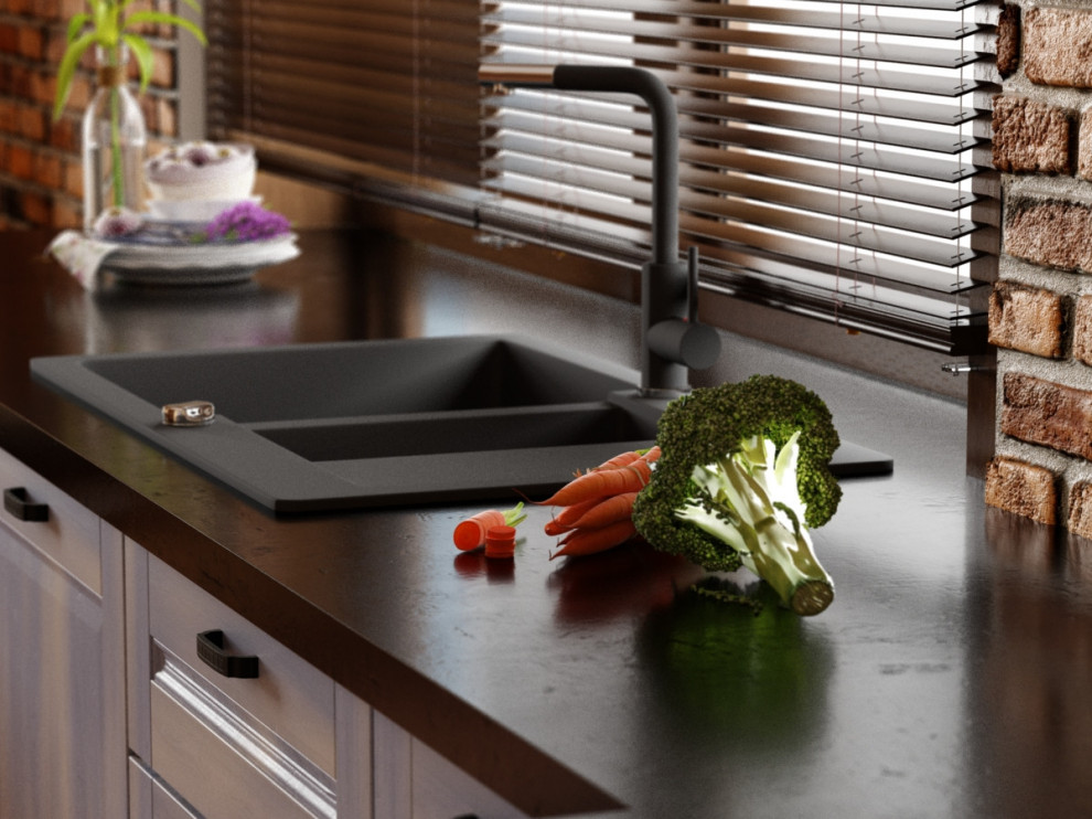 Деревянный дом с современным интерьером