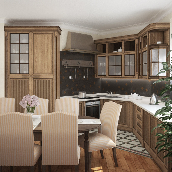 Обложка проекта: Квартира в стиле "Петербургская классика"