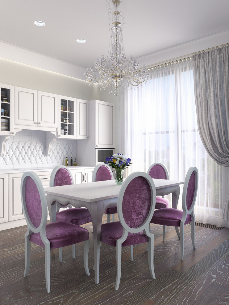 Интерьер кухни в современном классическом стиле