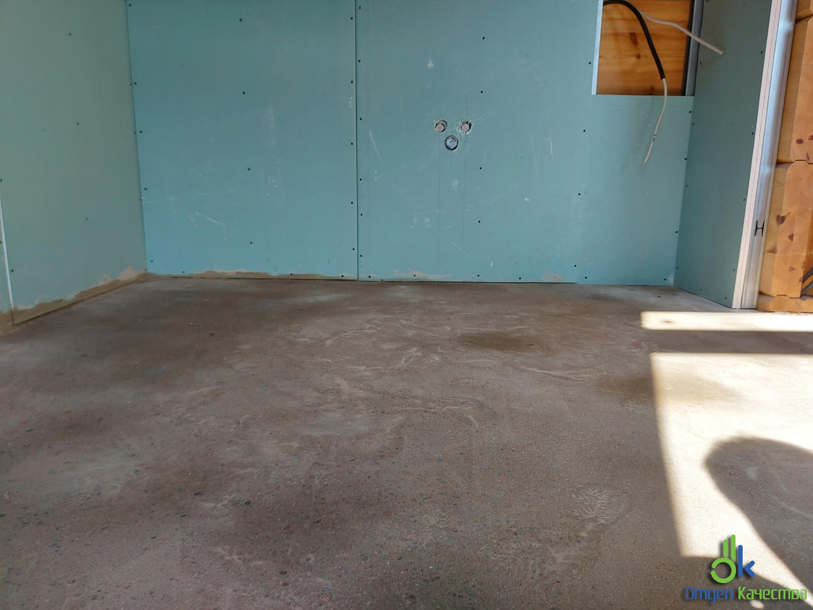 Шлифовка (корректировка) существующей стяжки пола