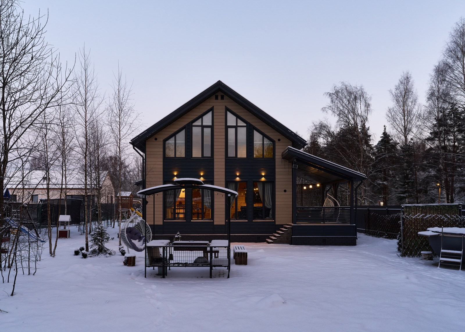 Съемка дома для отдыха. Крокусы. Санкт-Петербург