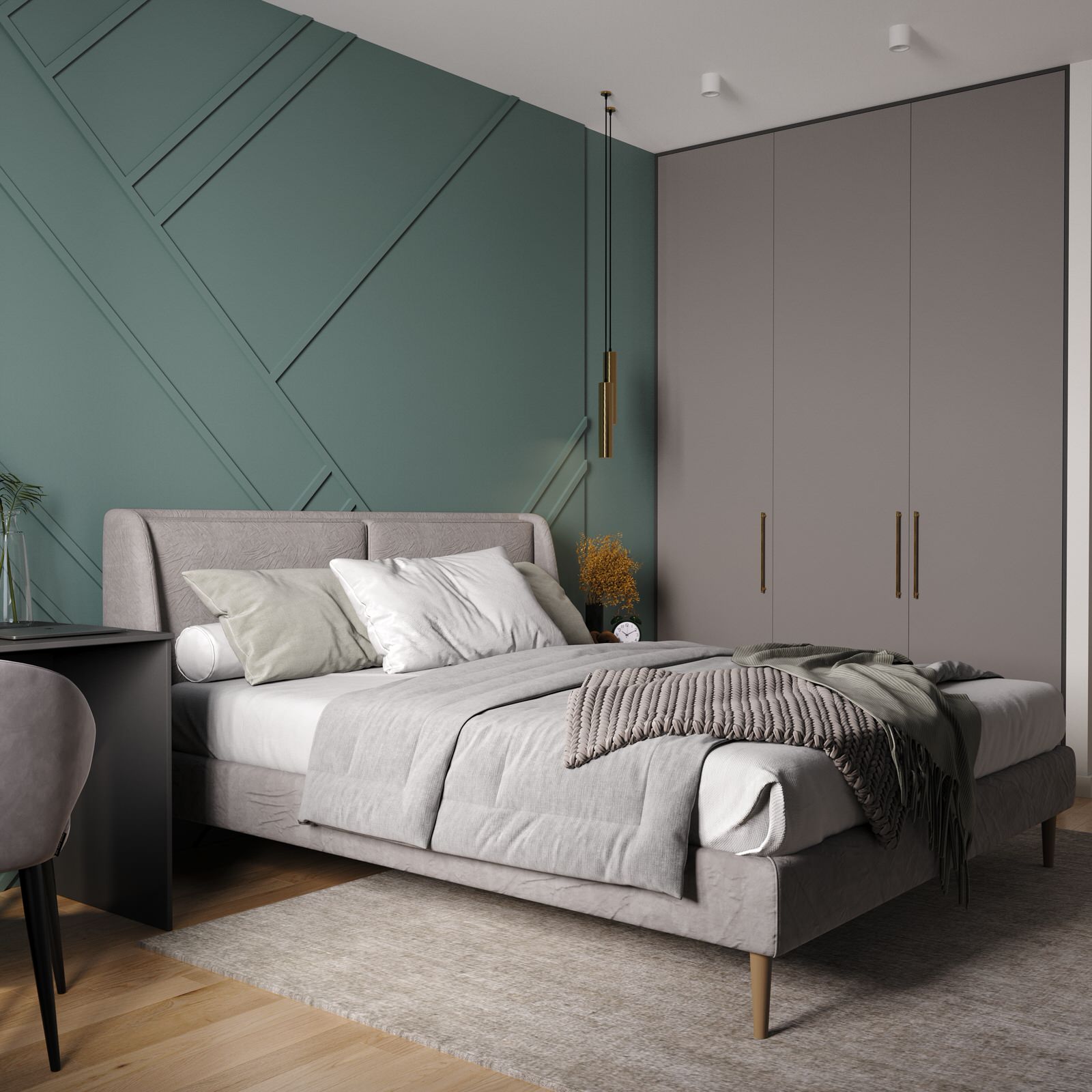 Квартира для семьи из четырех человек.