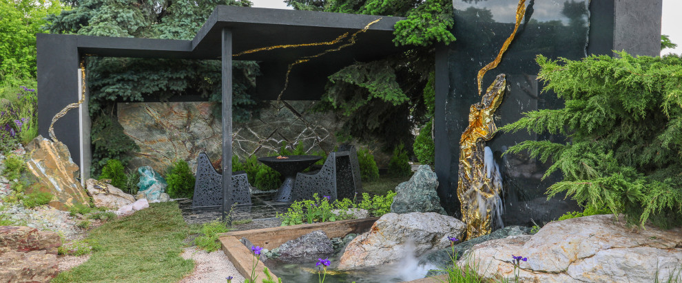 Малахитовая шкатулка, выставочный сад