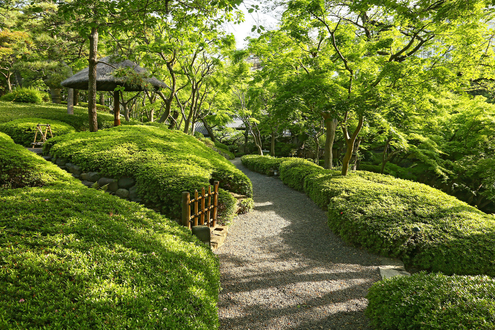 Исторический сад Happoen Garden, Tokyo, Japan