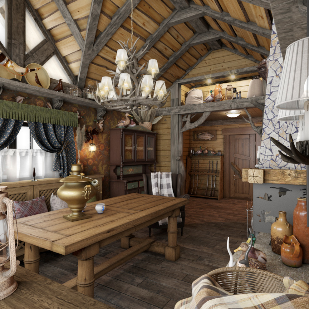 "Охотничий домик" в туристическом комплексе "Малые Карелы"