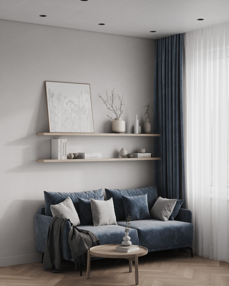 Дизайн проект 3 комнатной квартиры — ЖК Скандинавия