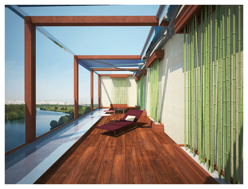 Дизайн двухэтажного пентхауза в ЖК "Алые паруса"