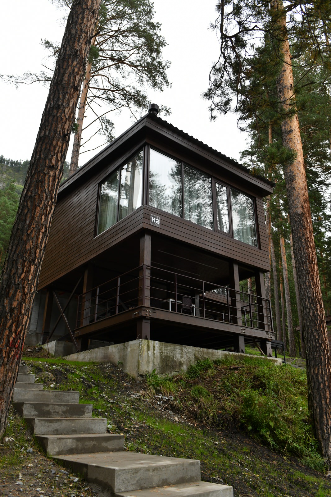 отдельно стоящие дома в эко-отеле Алтика