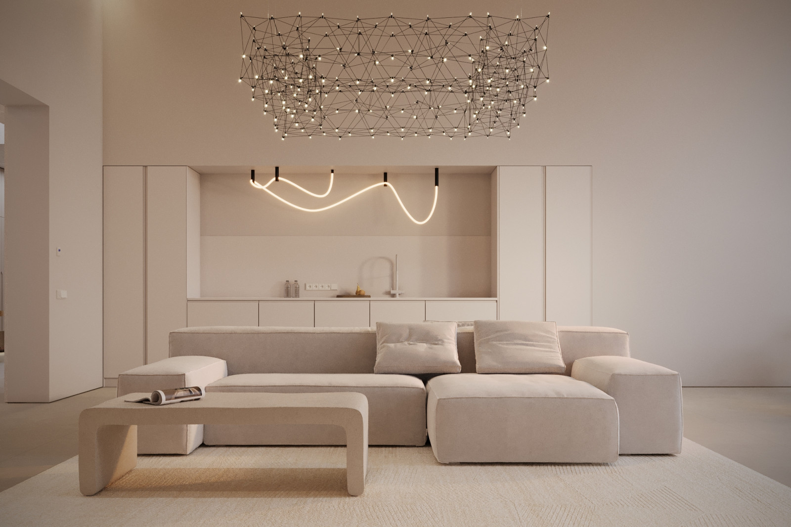 Дизайн интерьера загородного дома в Смоленской области площадью 478м2