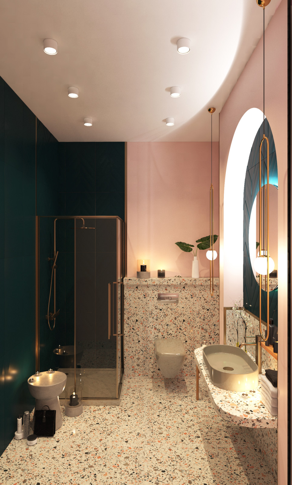 Дизайн интерьера салона перманентного макияжа в центре СПБ