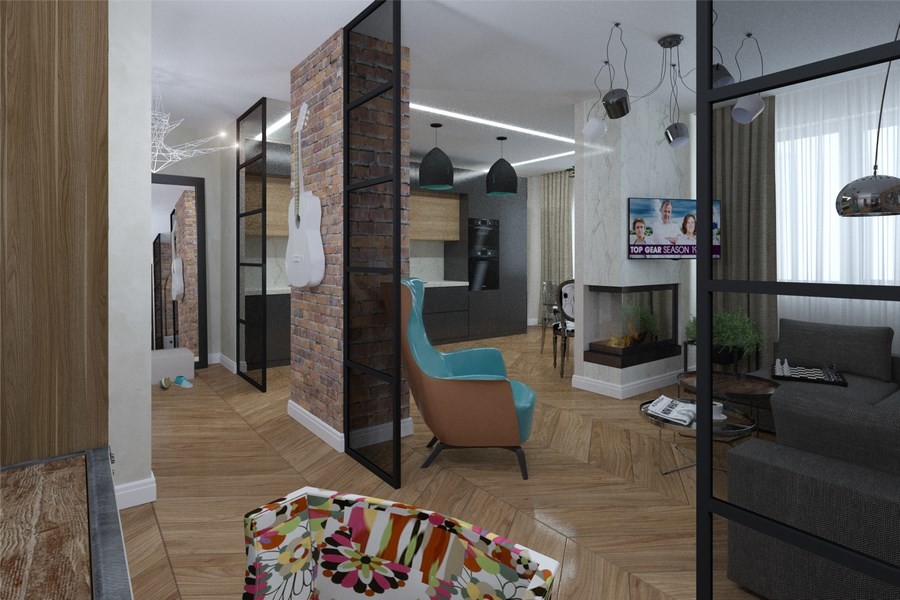 Лофт 62 м2 ЖК Адмирал