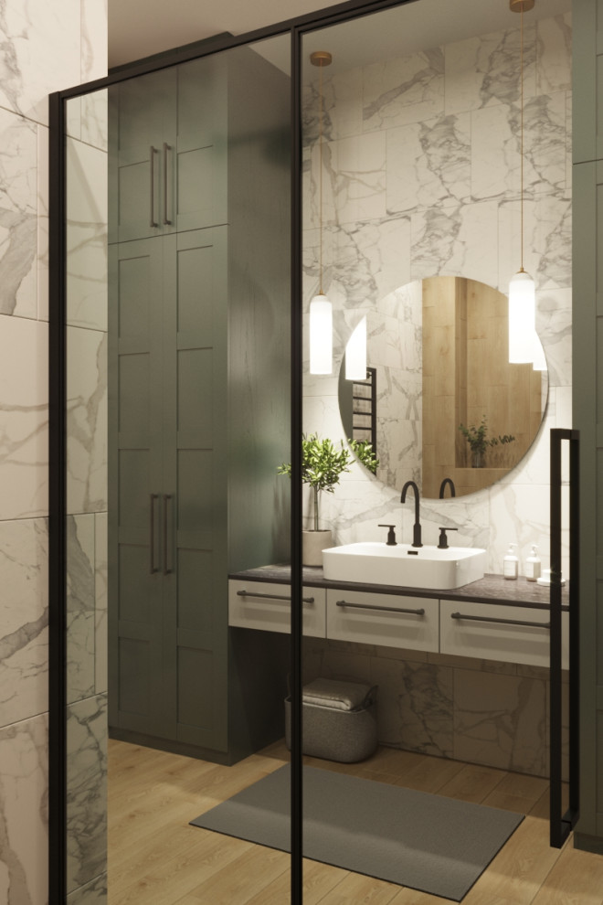 Обложка проекта: Коттедж с камином, современная классика