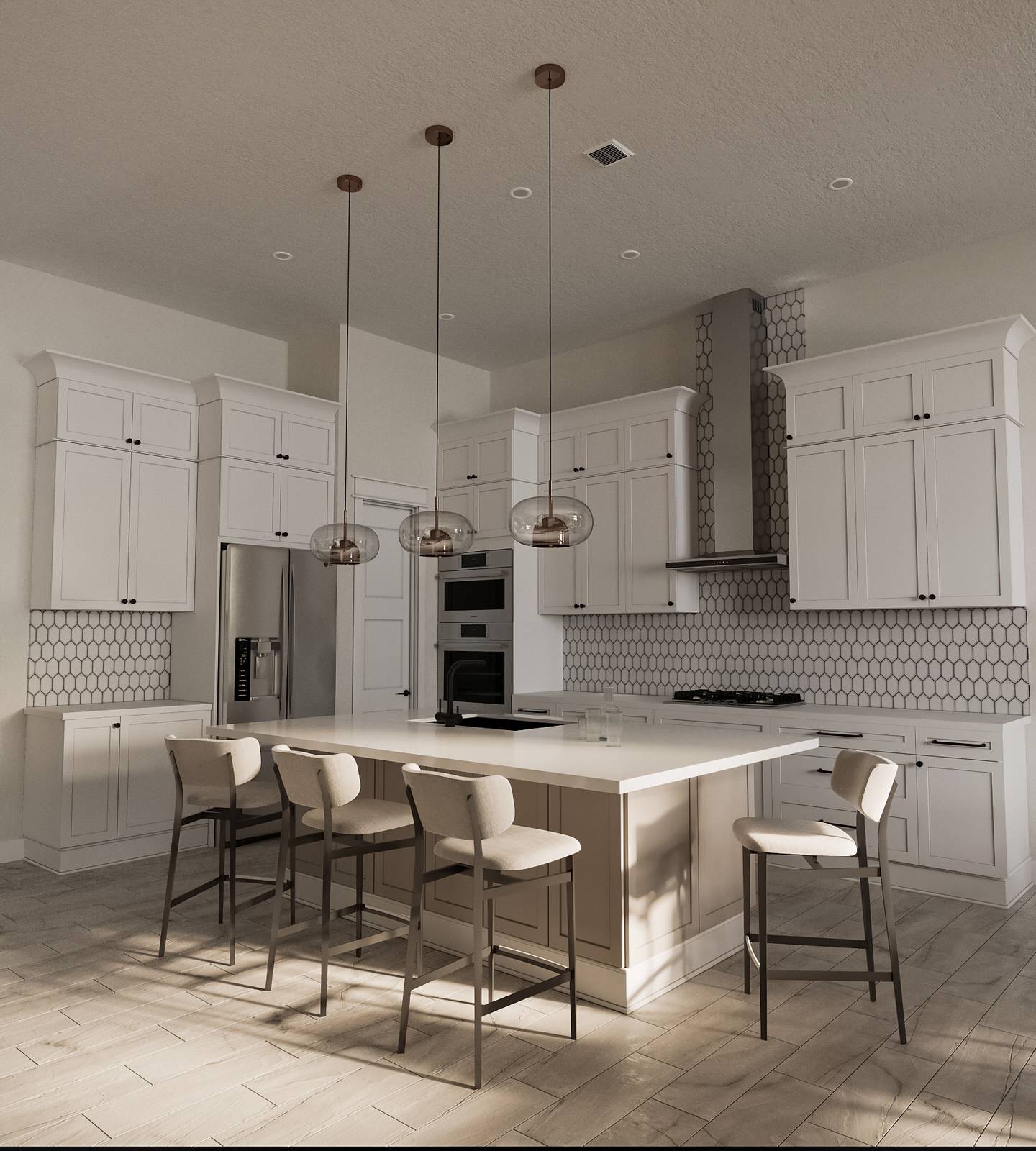 Дизайн дома во Флориде в стиле эклектика