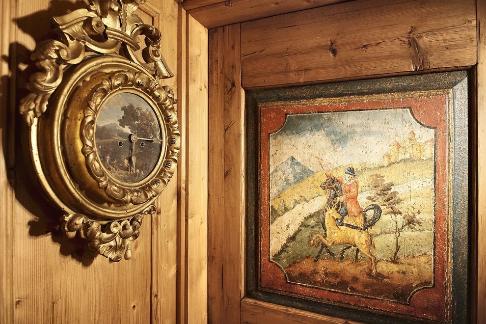 Houzz Италия: Искусство инкрустации в небольшом шале