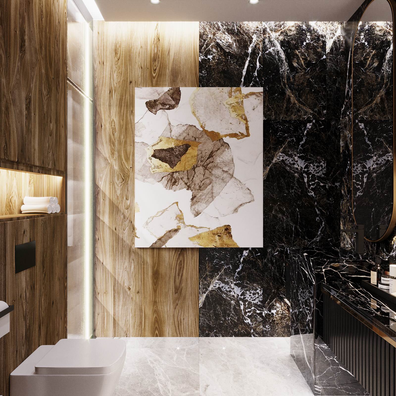 Современный интерьер с характером в жк "Royal park"