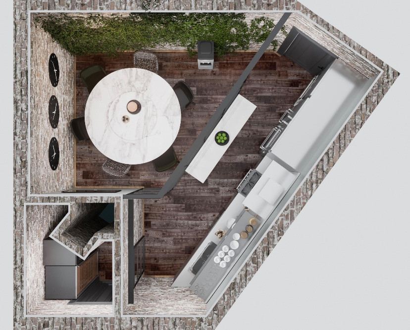 Обложка проекта: Кухня в офисе