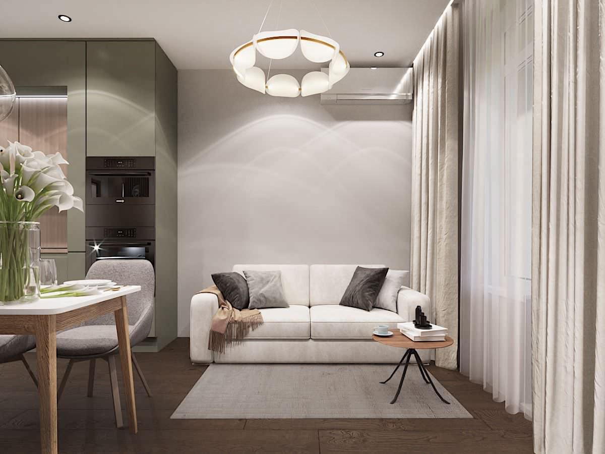 Гостиная-кухня