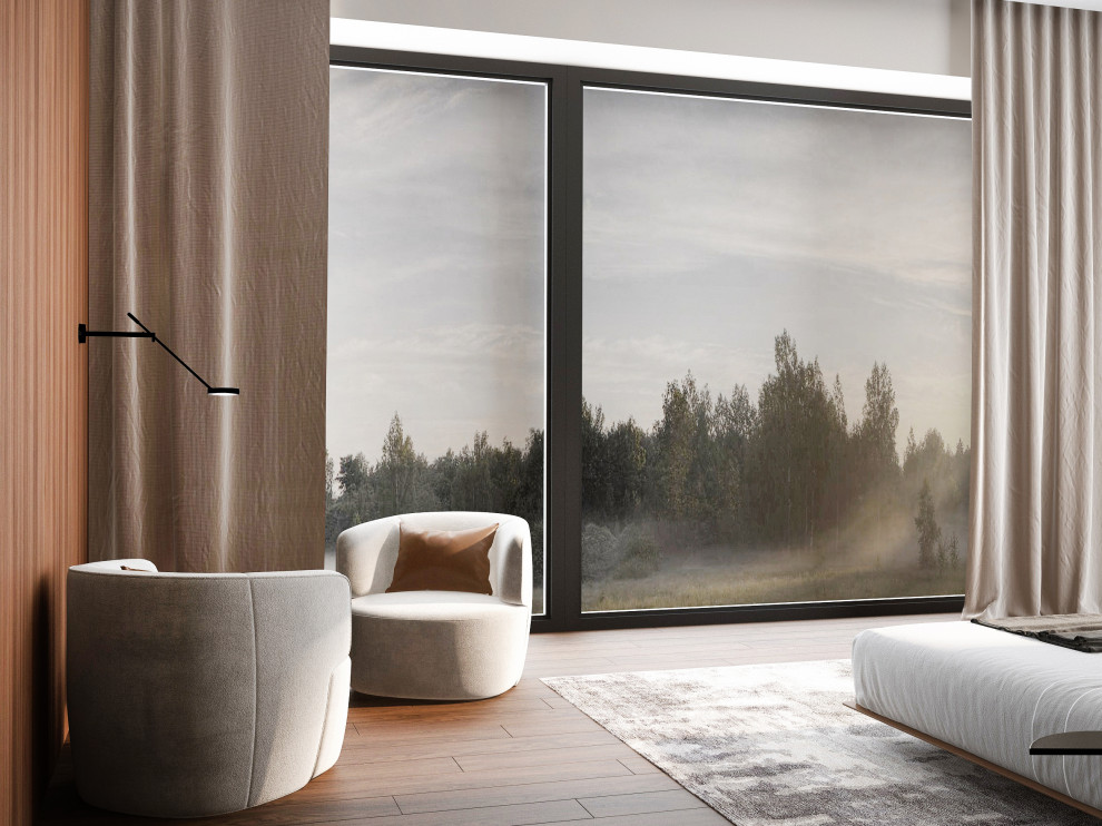 Мастер - спальня в загородном доме г. Москва