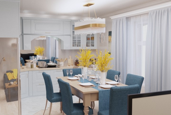 Студенческий проект "Дизайн квартиры"