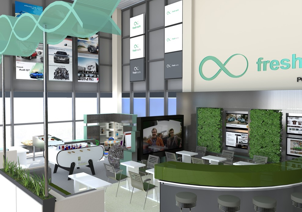 Дизайн интерьера автосалона
