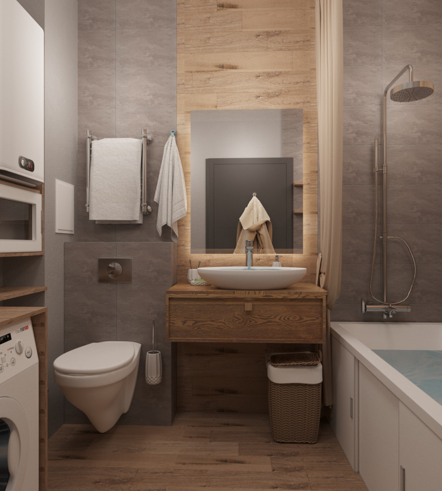 Квартира в стиле эклектики с элементами лофт