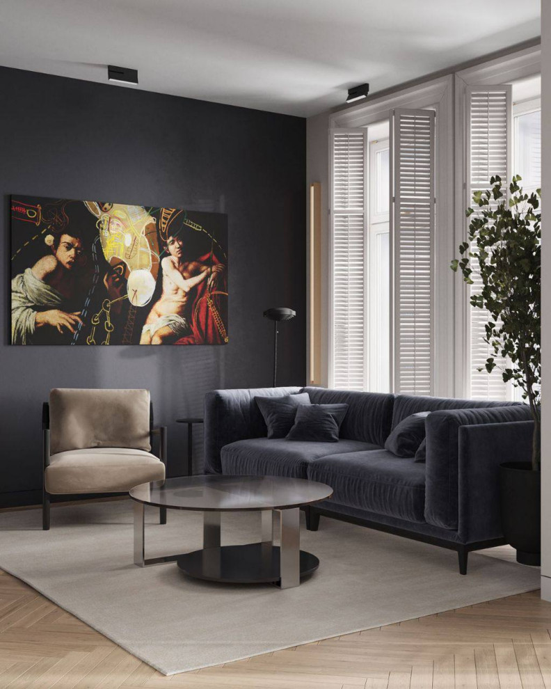 Обложка проекта: Квартира двухкомнатная 84м2 для семейной пары