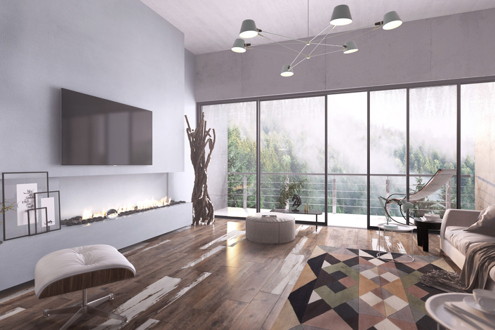 Интерьер гостиной в Сочи