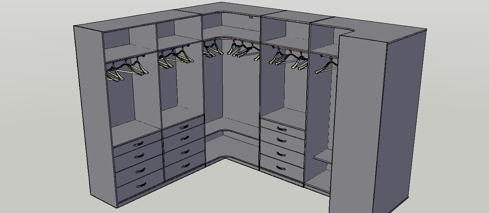 Гардеробная комната, шкаф 1