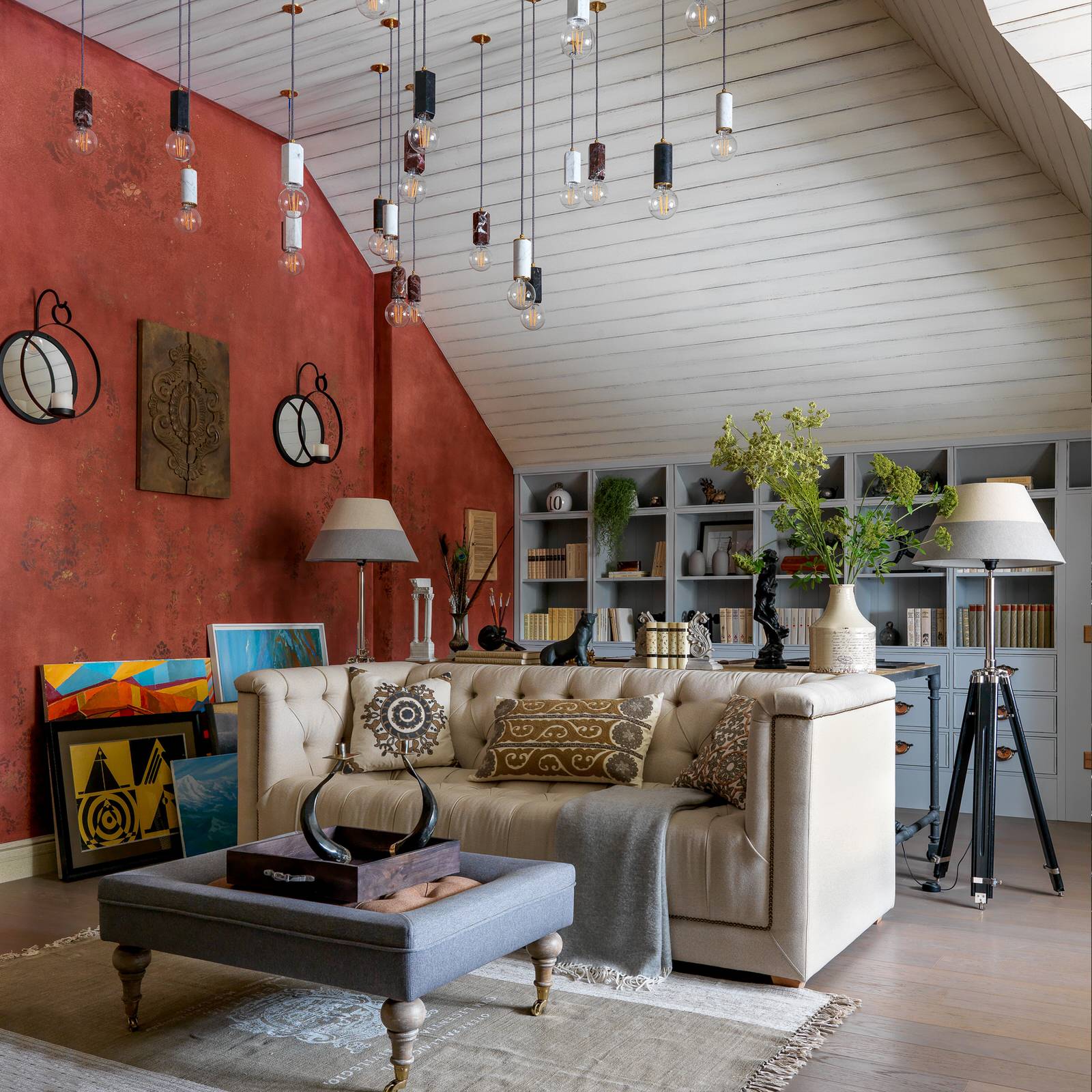 Обложка проекта: Дизайн мастерской в загородном доме