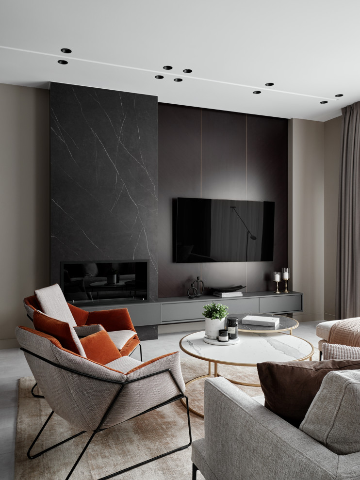 Интерьер квартиры в ЖК Флора и Фауна 85 м^2