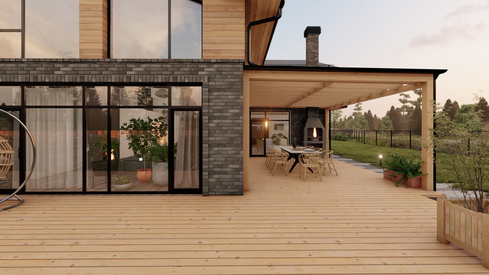 Проект дома 405м2 Сосновый Берег, Вологда